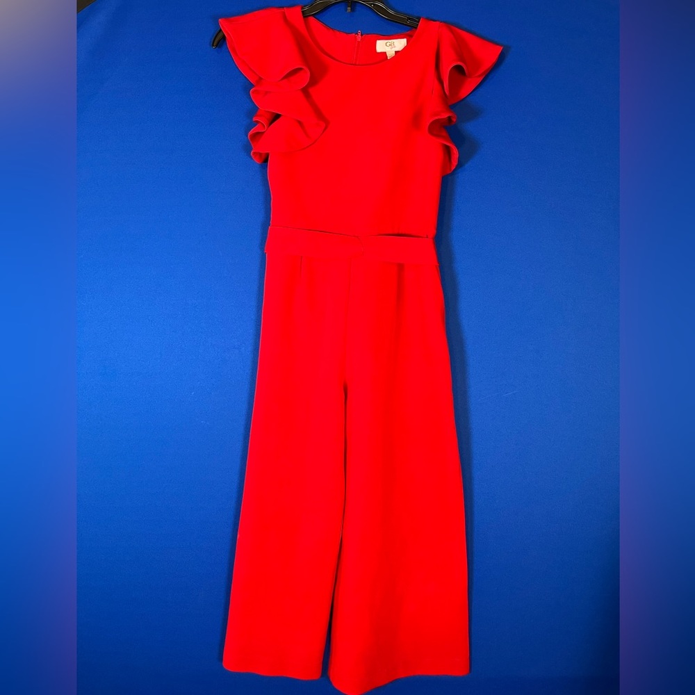 GB Girls red jumpsuit